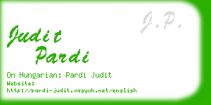 judit pardi business card